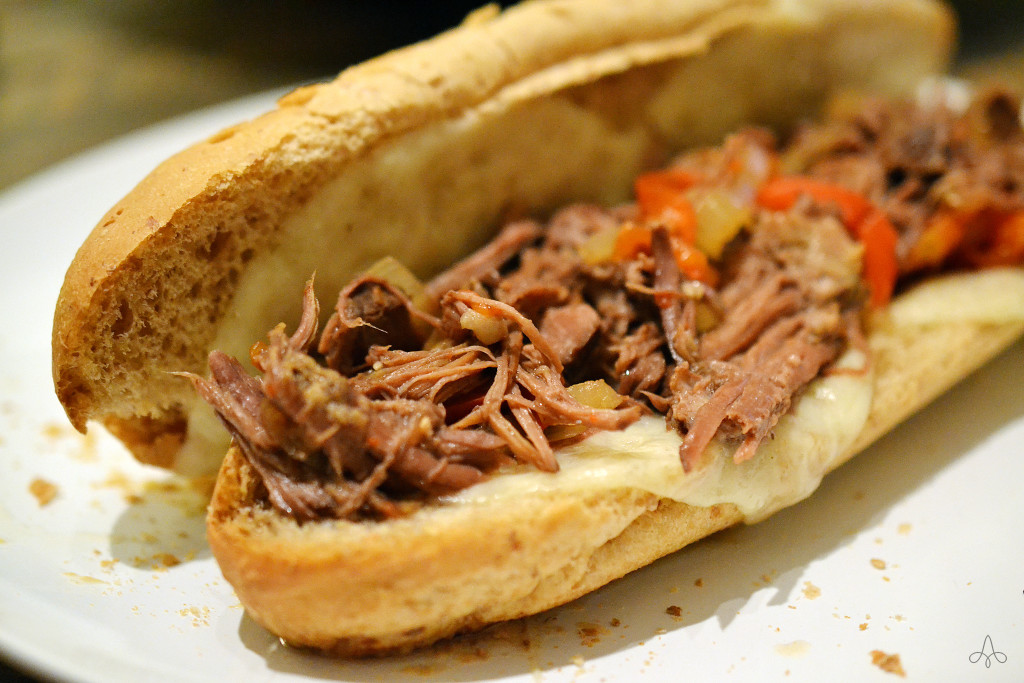 PHILLY CHEESE STEAK SANDWICHES (SLOW COOKER) | AMBS LOVES FOOD