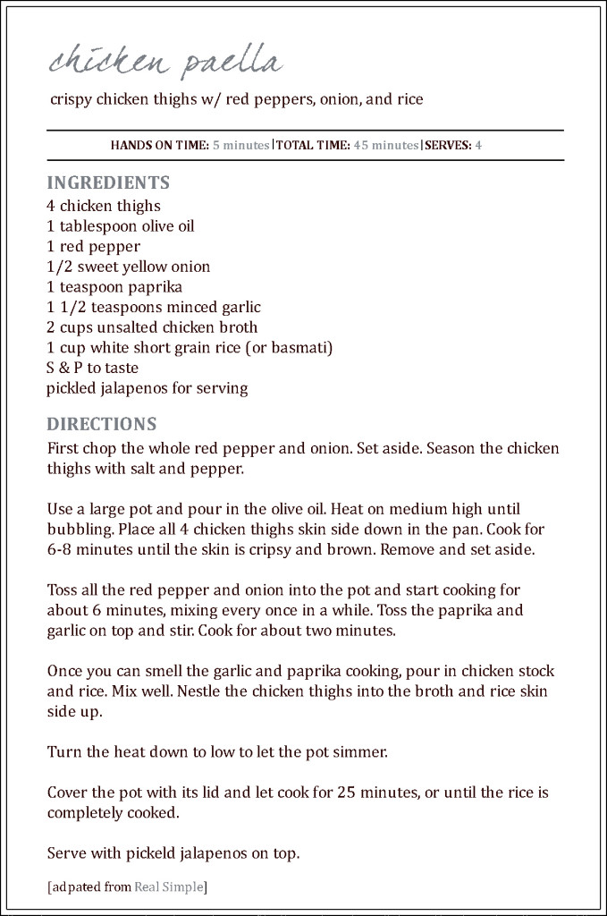 chickenpaella