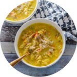 CREAMY CHICKEN NOODLE SOUP