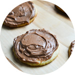 CHOCOLATE BUTTERCREAM SUGAR COOKIES
