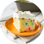 TRES LECHE SPRINKLE CAKE