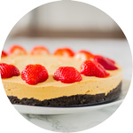 NO BAKE DULCE DE LECHE CHEESECAKE