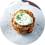 MASHED POTATO BACON PANCAKES