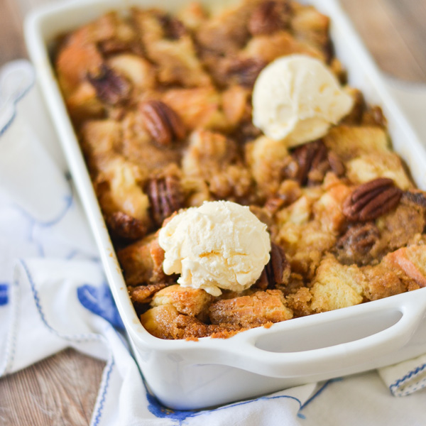 PECAN PIE BREAD PUDDING
