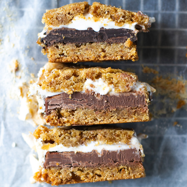 SMORE’S BARS WITH PEANUT BUTTER