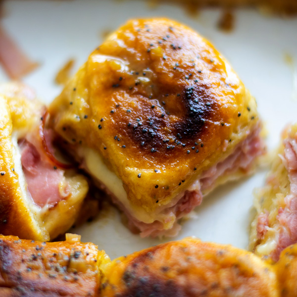 HAM AND SWISS CHEESE SLIDERS